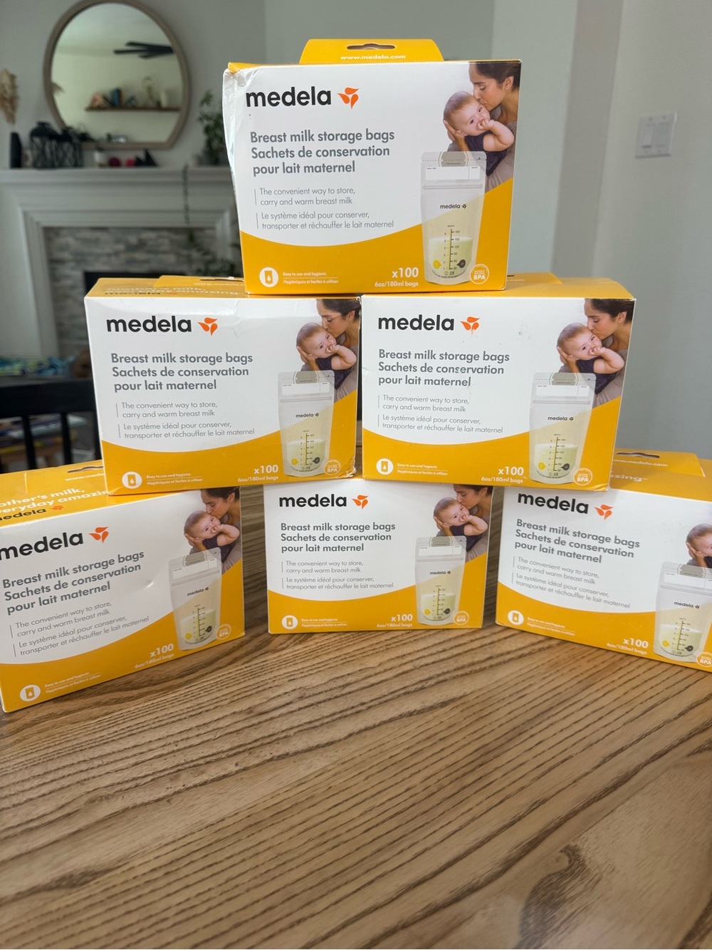 Medela Breast Milk Storage Bags - 600 ct (6 Boxes)
